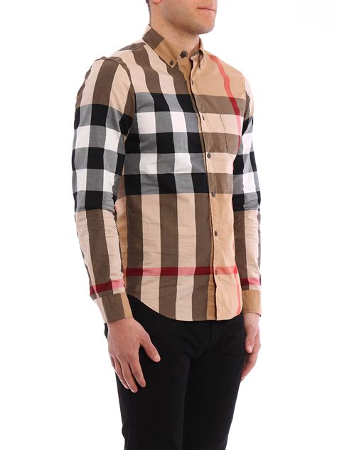 camicia classica burberry uomo|Giacche.